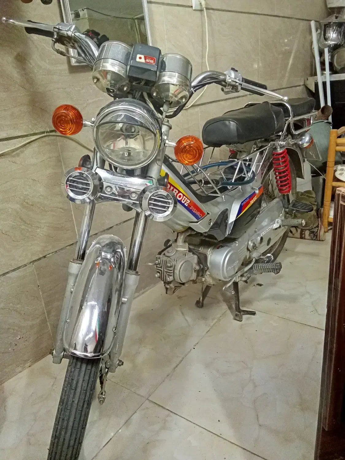 موتور پیروز پیشرو 70cc|موتورسیکلت|تربتحیدریه, بی بی حسنیه|دیوار