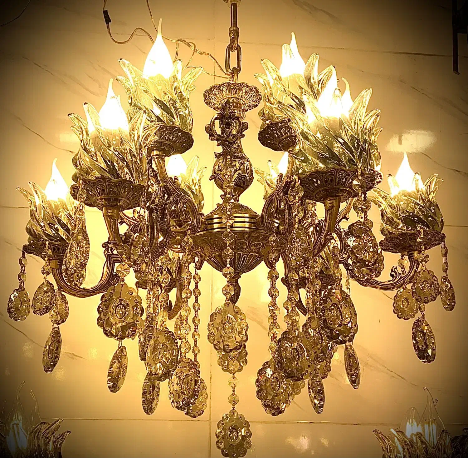 انواع لوستربرنزی (کارگاه لوسترسازی)lostermehraban|لوستر و چراغ آویز|تبریز, |دیوار