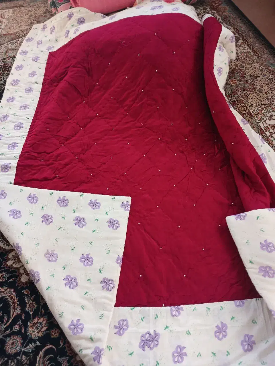 لحاف دو نفره (دوعدد) و لحاف و تشک بچه|رختخواب، بالش، پتو|مشهد, انقلاب|دیوار