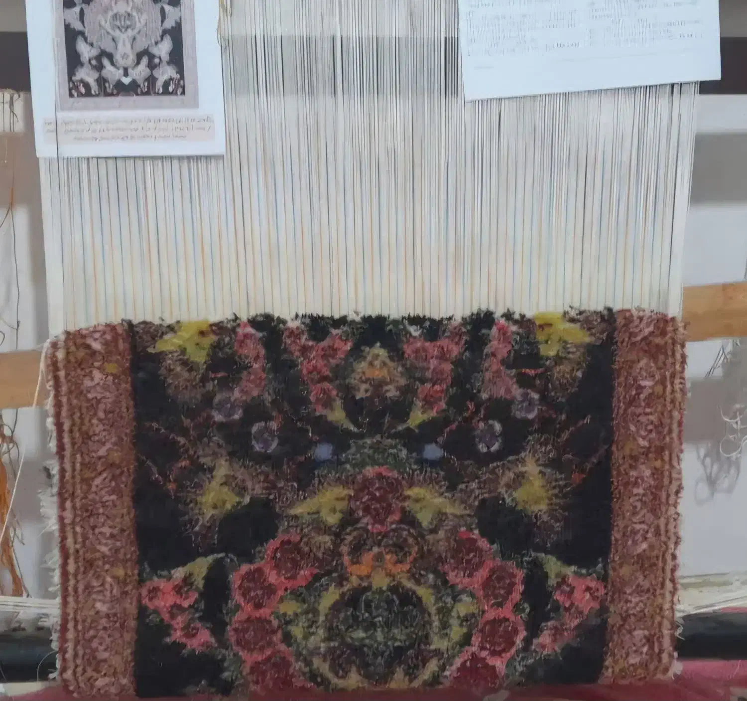 قالیبافی تاروپود|تابلو فرش|آمل, |دیوار