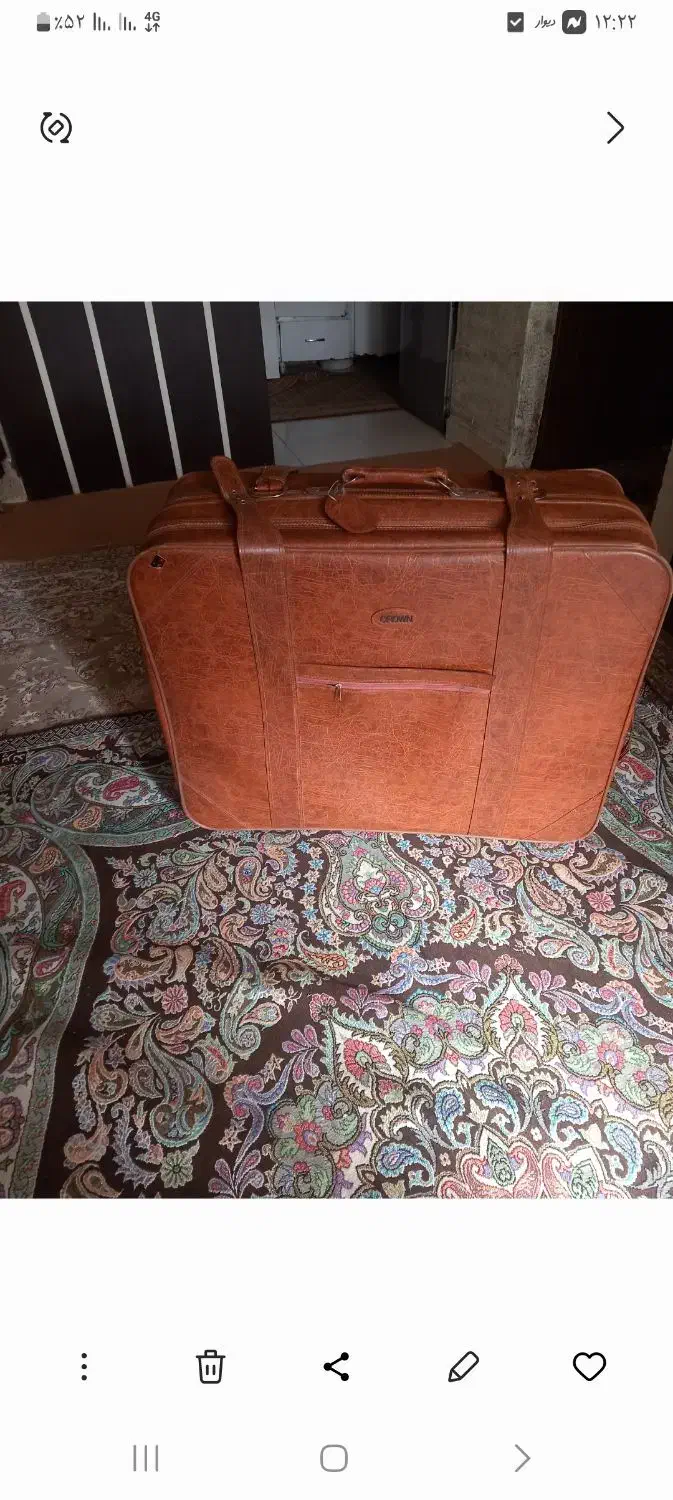 چمدان چرم|کیف، کفش، کمربند|مشهد, شهید آوینی|دیوار