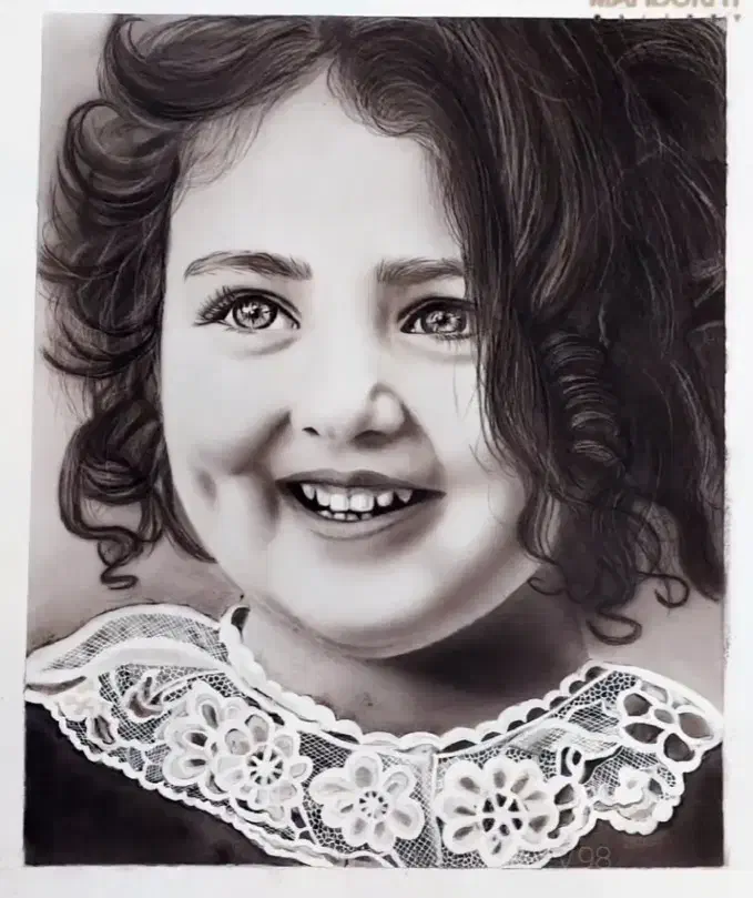 طراحی چهره|تابلو، نقاشی، عکس|خمین, |دیوار