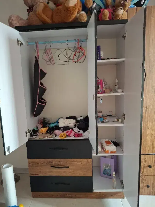 کمد ۳درب و ۳کشو|جاکفشی، کمد، دراور|کرج, کوی مهر|دیوار