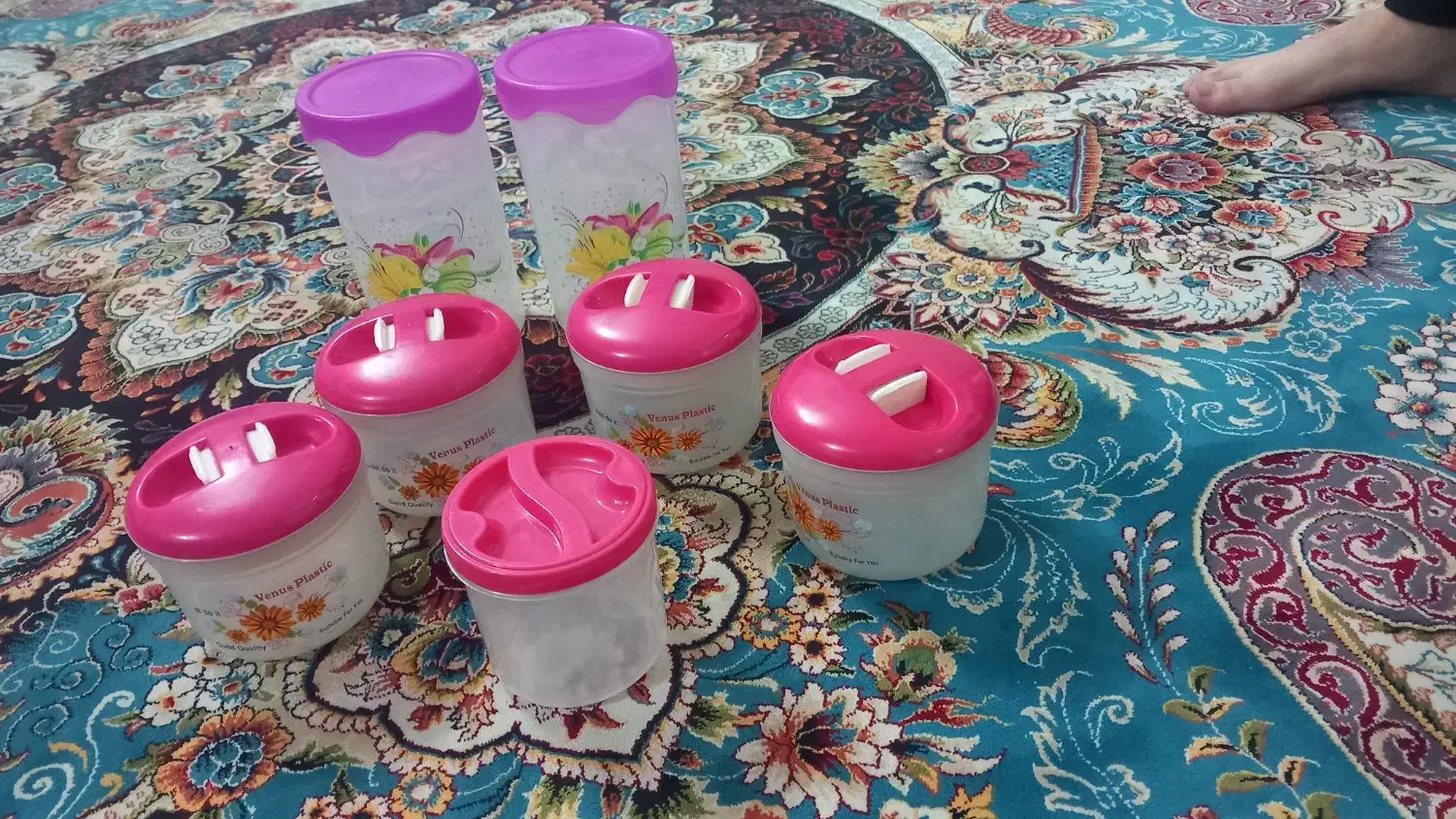 قوطی حبوبات|ظروف نگهدارنده، پلاستیکی، یک‌بارمصرف|مشهد, پورسینا|دیوار