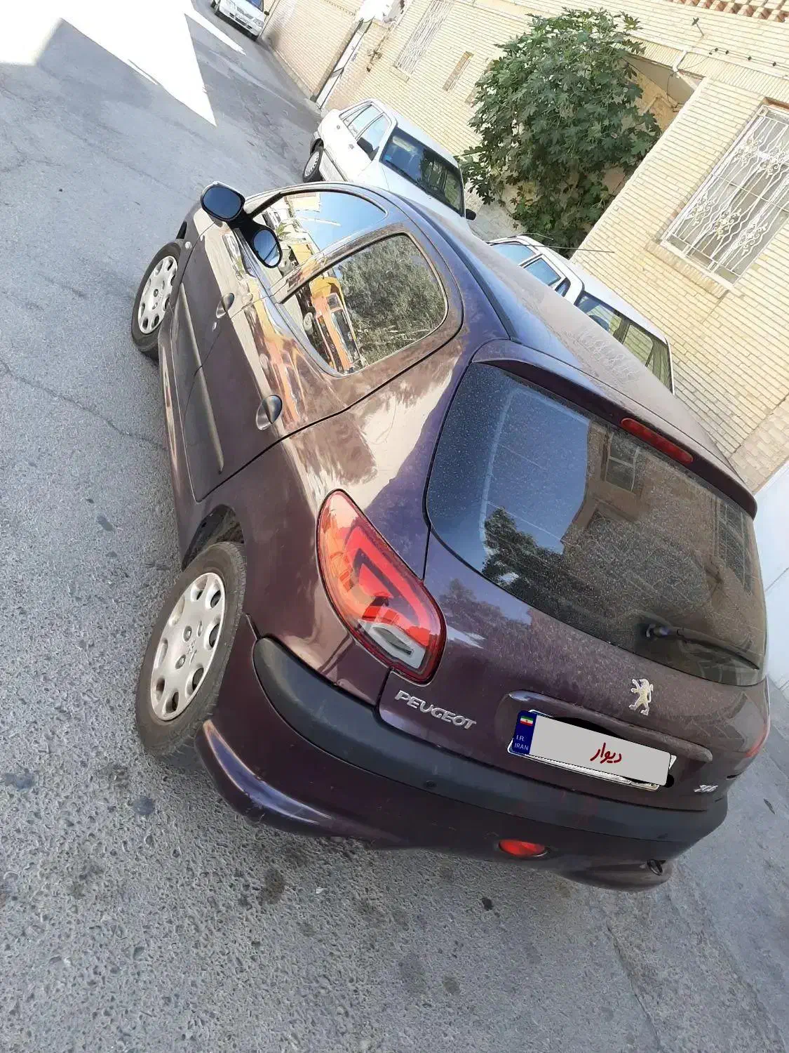 206 تیپ 5مدل 1394|خودرو سواری و وانت|مشهد, پایین خیابان|دیوار