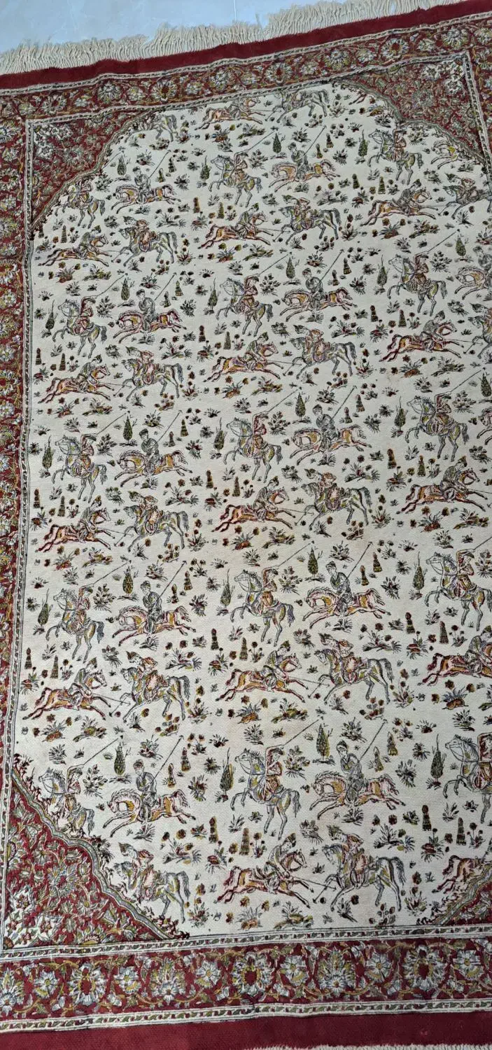 زیلو قلمکار طرح چوگان|گلیم، جاجیم، گبه|تهران, مهرآباد جنوبی|دیوار