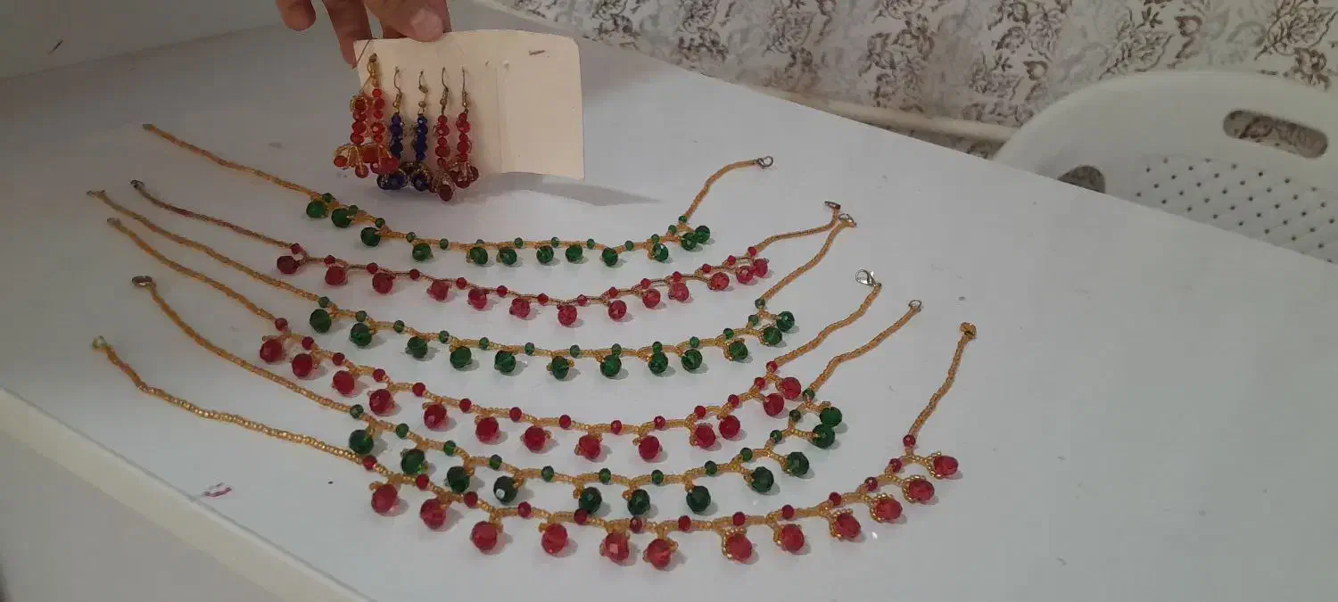 ست گردنبند منجق ۱۸۰ شب یلدا و هدیه|بدلیجات|اردبیل, |دیوار