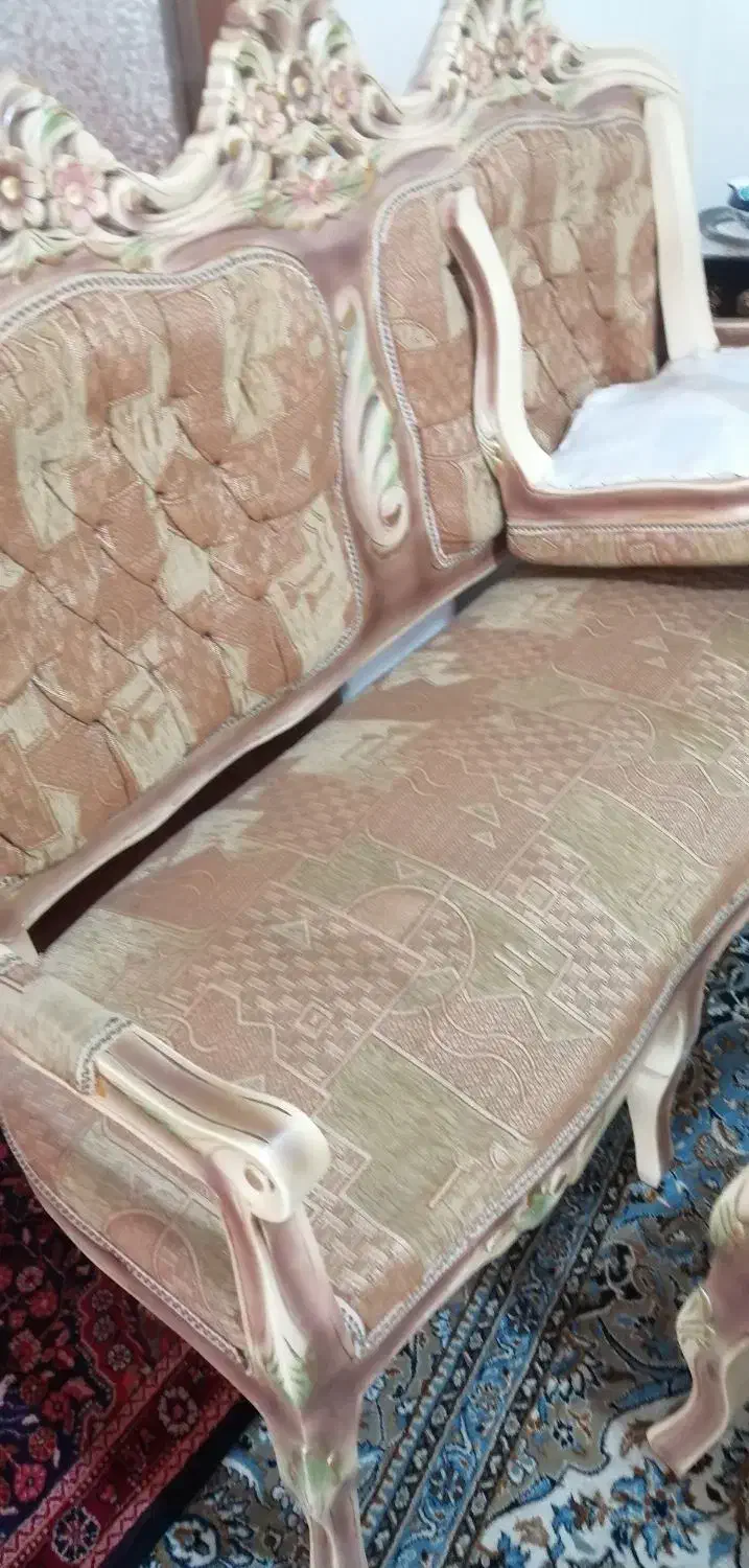 مبل سلطنتی 9 نفره|مبلمان خانگی و میز عسلی|کرمانشاه, |دیوار