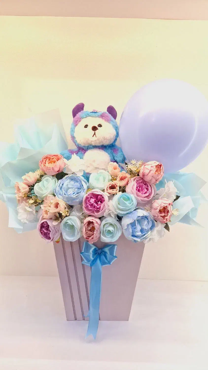 گل تولدی عروسکی مصنوعی|گل مصنوعی|مشهد, الهیه|دیوار