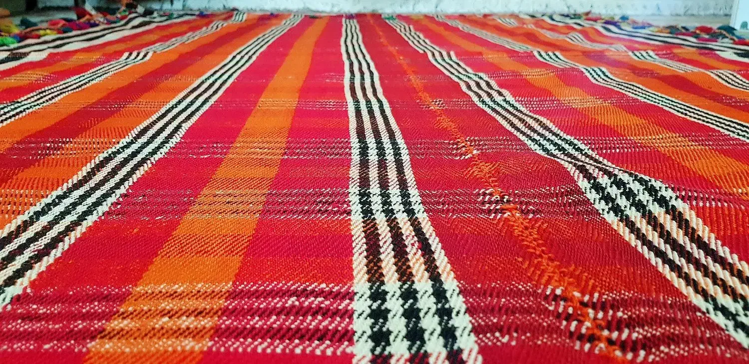 جاجیم دست بافت نو|گلیم، جاجیم، گبه|شیراز, زرهی|دیوار