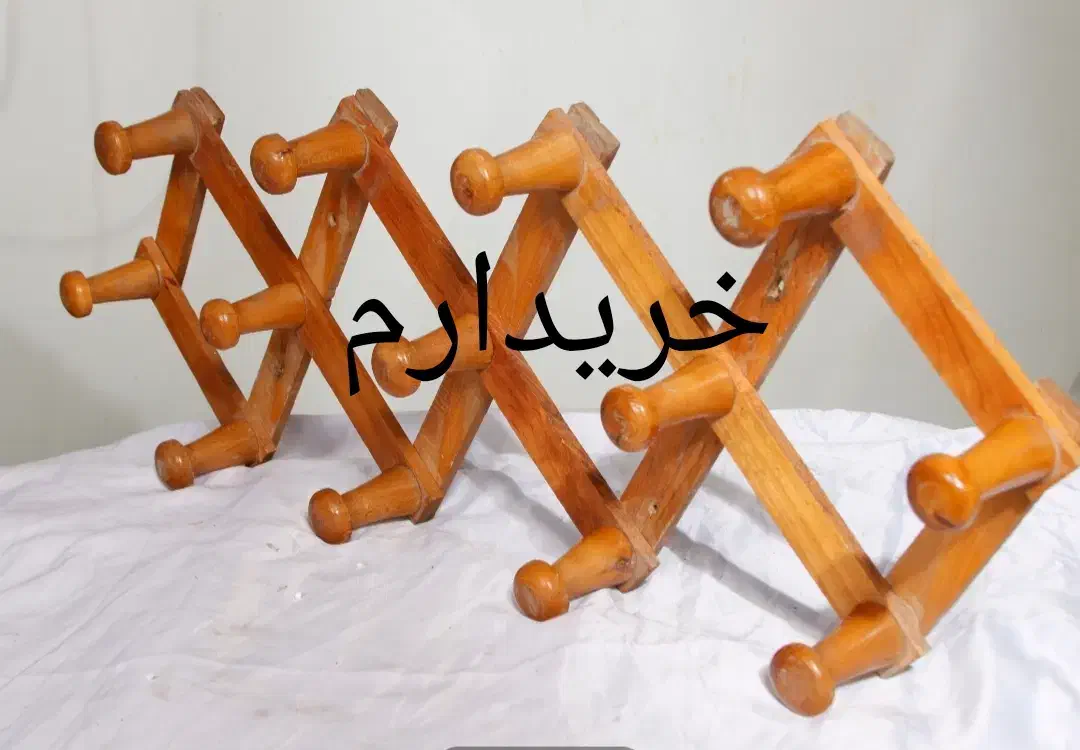 رخت آویز چوبی دیواری|بندرخت و رخت‌آویز|کرمانشاه, |دیوار