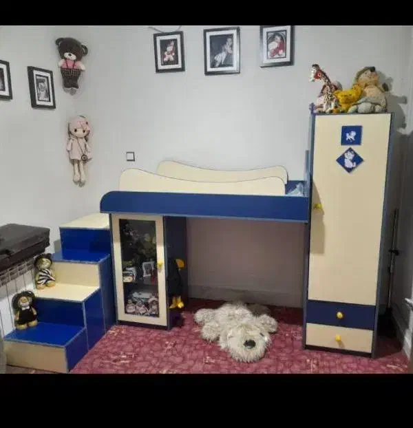 تخت و کمد تا ۱۱ سالگی|تخت و سرویس خواب|سبزوار, توحیدشهر|دیوار