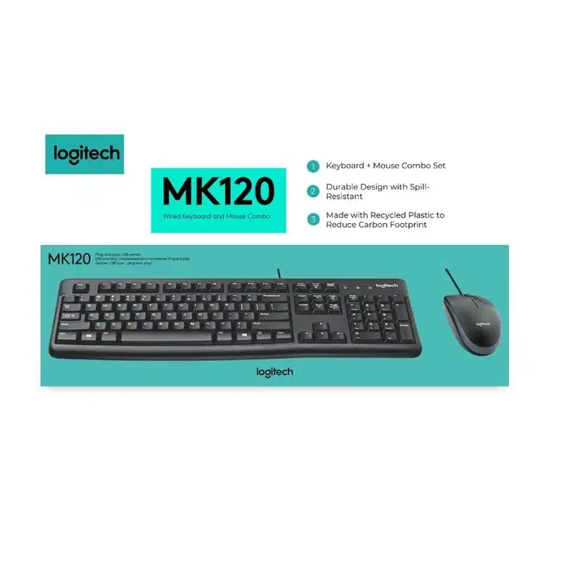 کیبورد و ماوس لاجیتک مدل mk120|قطعات و لوازم جانبی رایانه|شیراز, غدیر جنوبی|دیوار