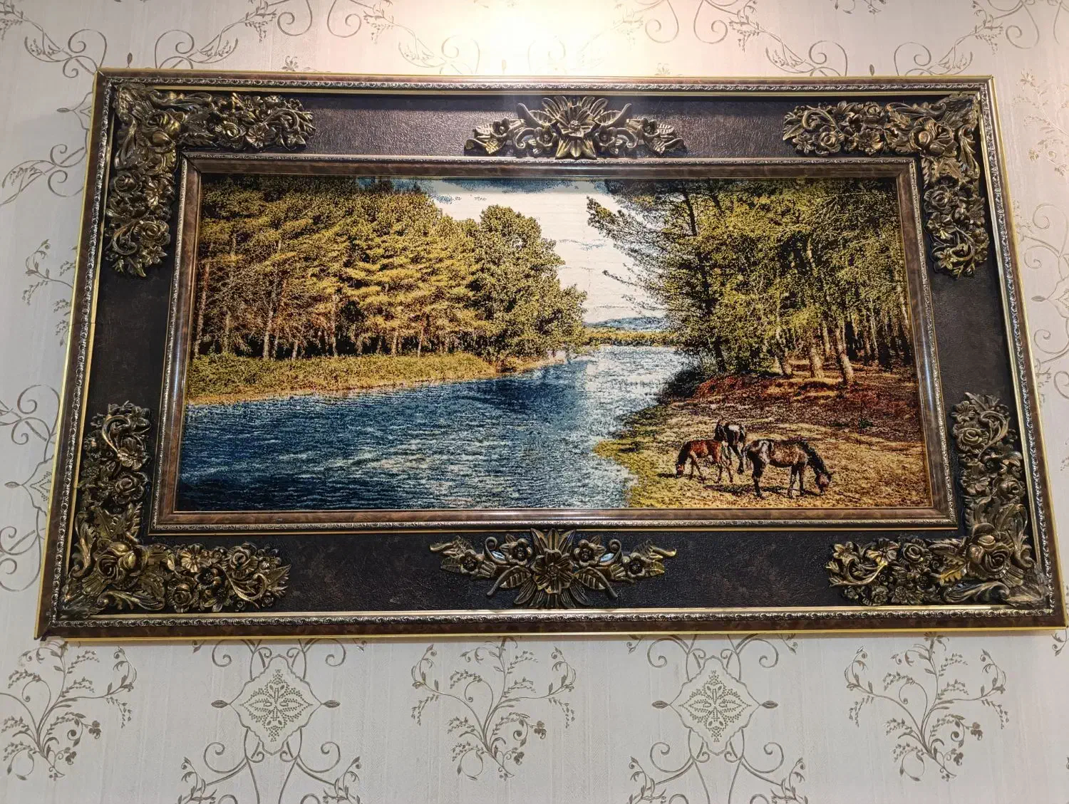 تابلو|تابلو فرش|کرمانشاه, |دیوار