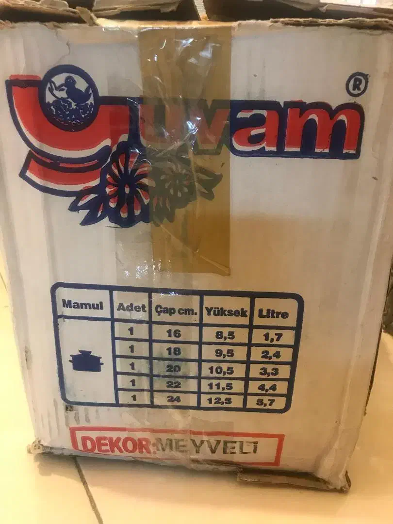 قابلمه لعابی یووام ترکیه|ظروف پخت‌وپز|کرج, شهرک جهان‌نما|دیوار