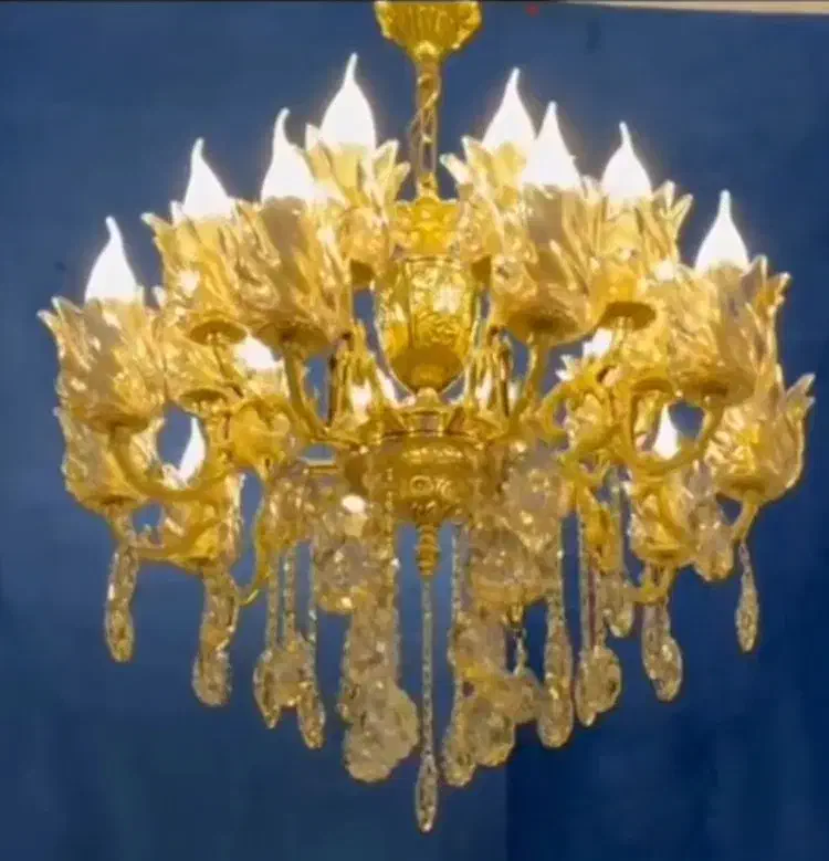 لوستر۸شاخه۱۶ شعله بزرگ بادو سرایی نمایشگاهکارمندان|لوستر و چراغ آویز|کرمانشاه, |دیوار