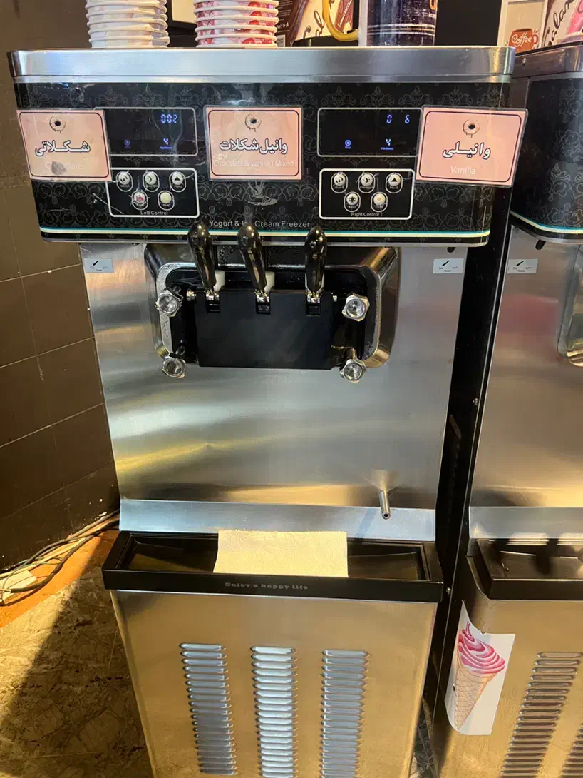 دستگاه بستنی تمام استیل|فروشگاه و مغازه|رشت, دیلمان|دیوار