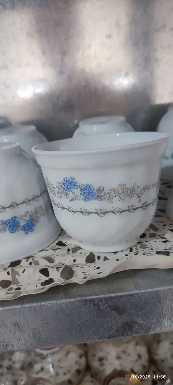 ده عدد قندان و دو دست استکان ارکوپال|ظروف سرو و پذیرایی|بانه, |دیوار