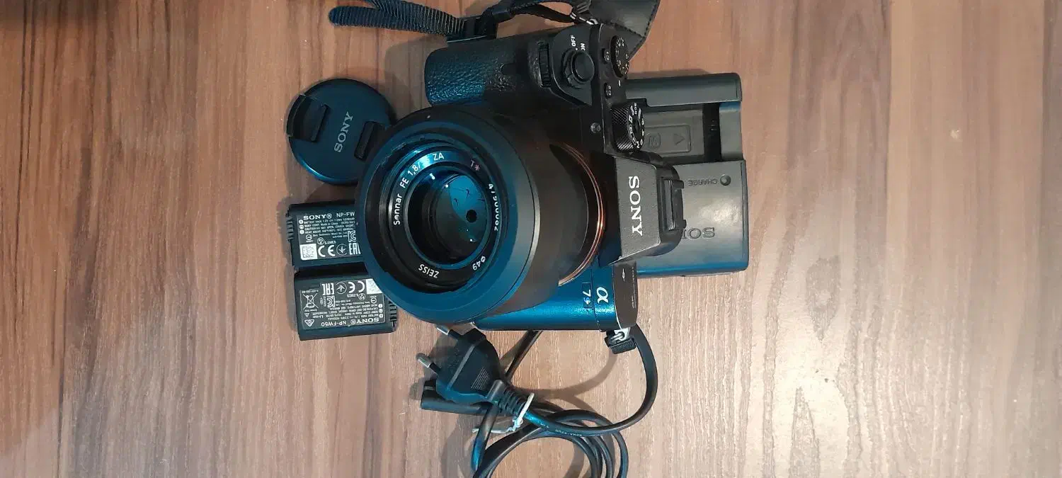 دوربین آلفا a7sii و لنز زایس ۵۵ f1.8|دوربین عکاسی و فیلمبرداری|تهران, پونک|دیوار