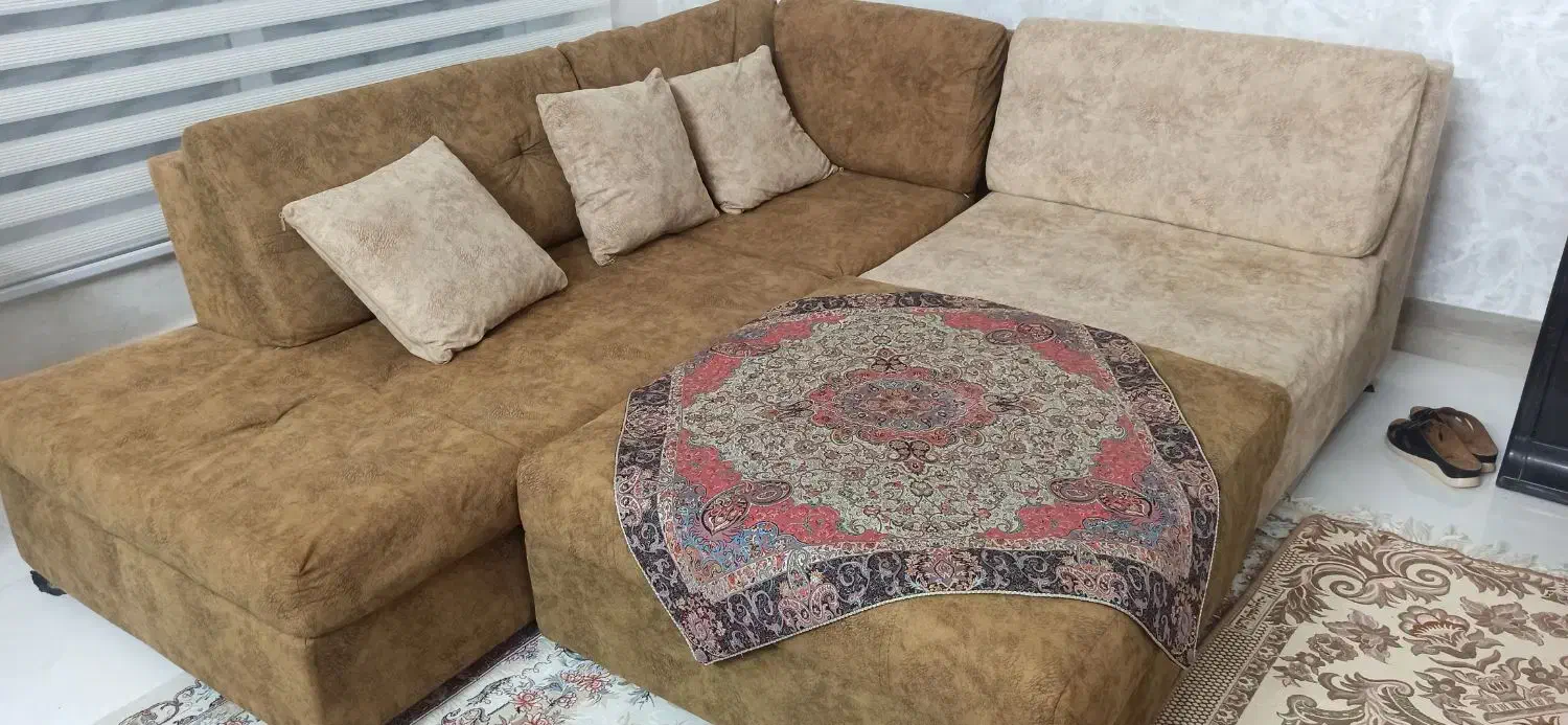 مبل راحتی هشت نفره به همراه میز|مبلمان خانگی و میز عسلی|بجنورد, |دیوار