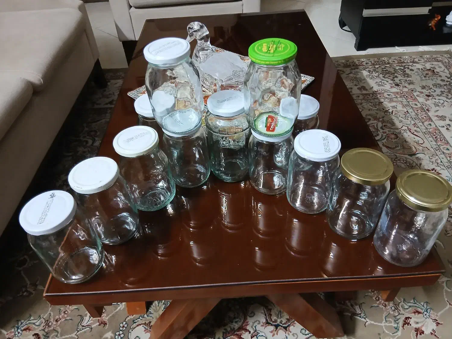 شیشه مربا وشوری|ظروف نگهدارنده، پلاستیکی، یک‌بارمصرف|مشهد, هفت تیر (نه دره)|دیوار