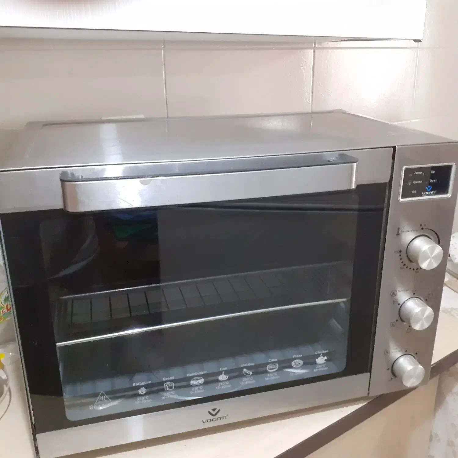 آون توستر بوگاتی|اجاق گاز و لوازم برقی پختوپز|پرند, فاز ۶|دیوار