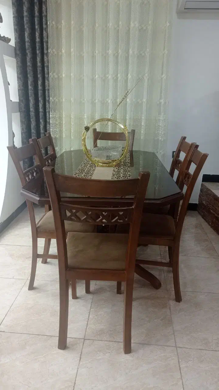 میز غذاخوری|میز و صندلی غذاخوری|قروه, |دیوار