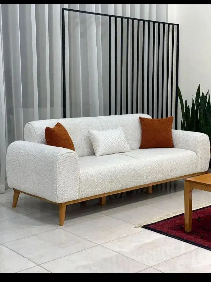 مبلمان چستر چوب پارچه خور .مبل نازلی|مبلمان خانگی و میز عسلی|خرمآباد, |دیوار