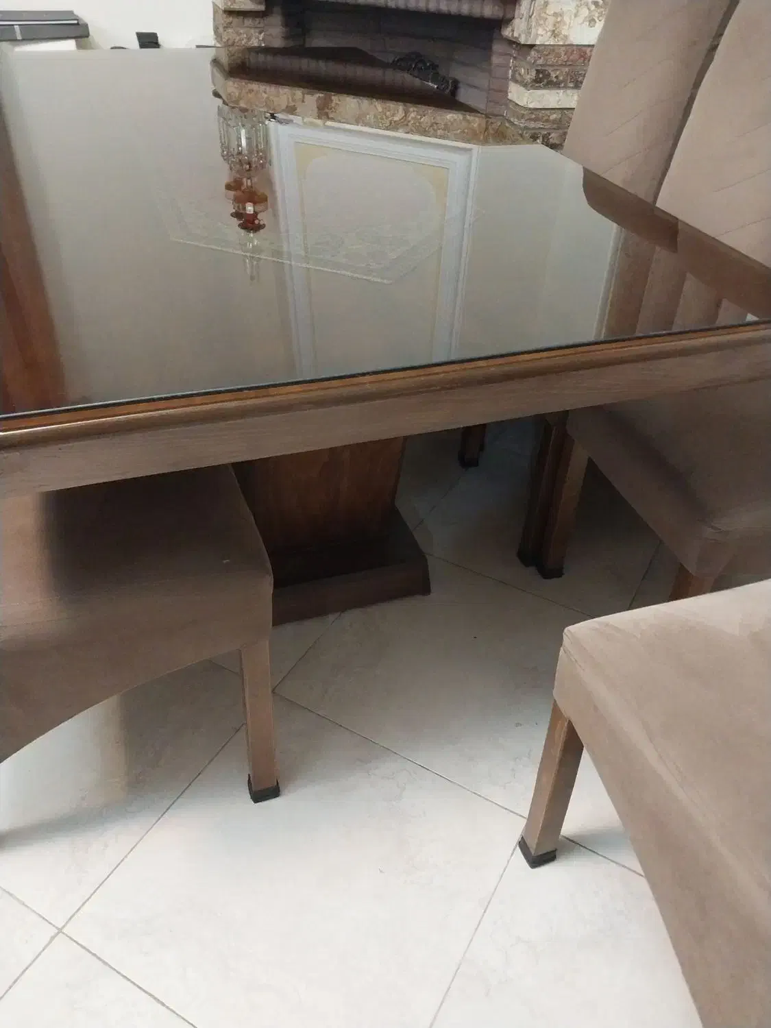 میز نهارخوری ۸نفره|میز و صندلی غذاخوری|رشت, نیکمرام|دیوار