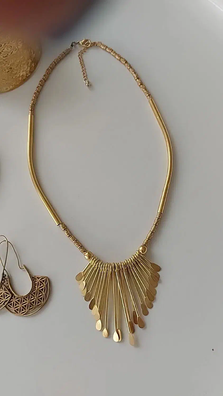 گردنبند گوشواره بنگل انگشتر وارداتی هند رنگ ثابت|بدلیجات|رشت, بلوار گیلان|دیوار