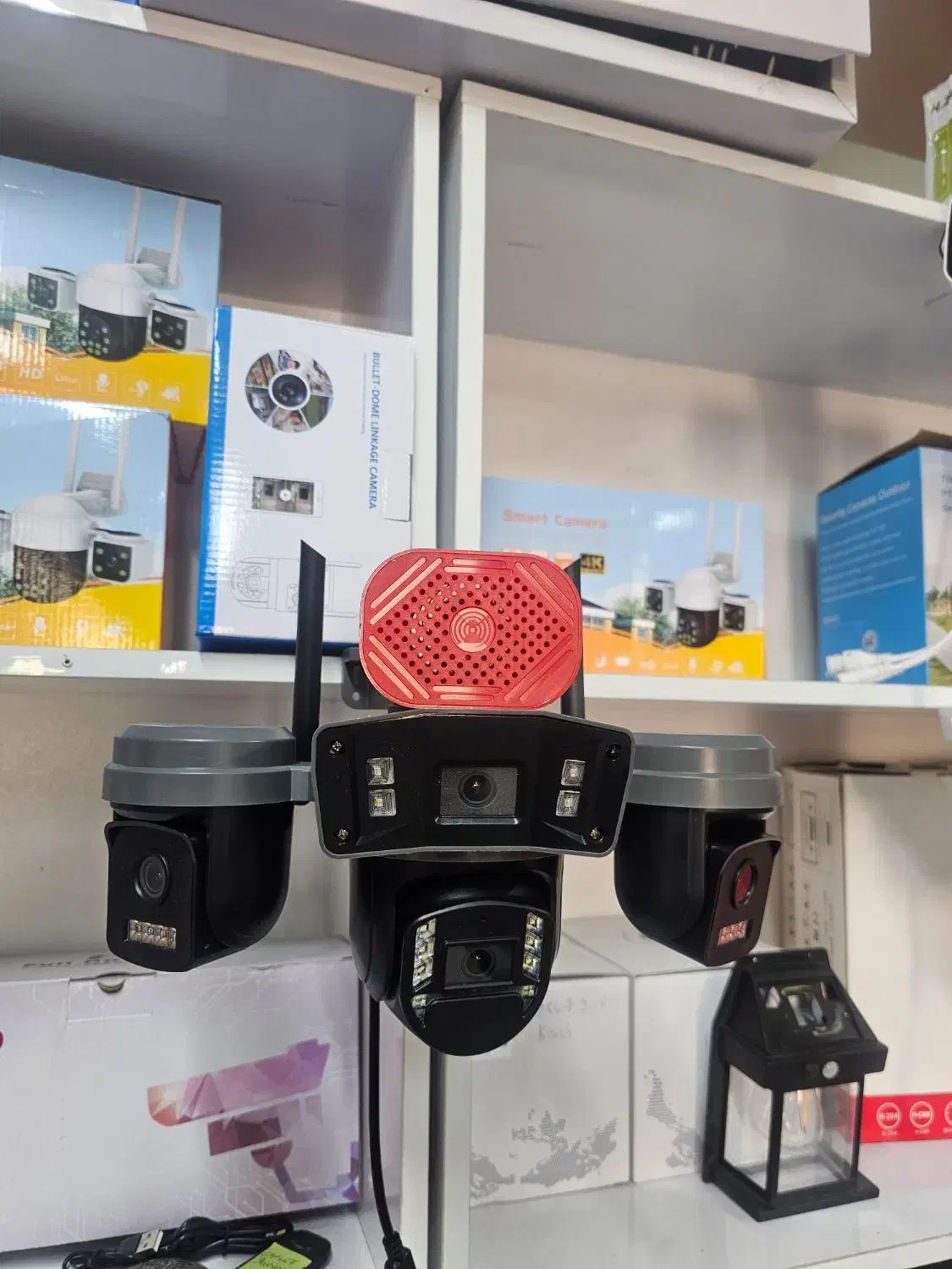 دوربین سیمکارتی ۴ لنز واقعی با آژیر قوی|دوربین مداربسته|شیراز, زند|دیوار