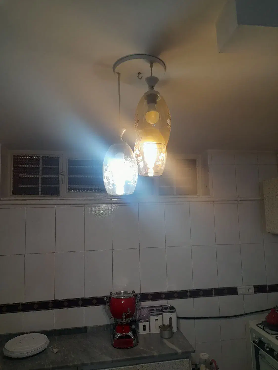 لوسترآشپزخانه|لوستر و چراغ آویز|سمنان, |دیوار