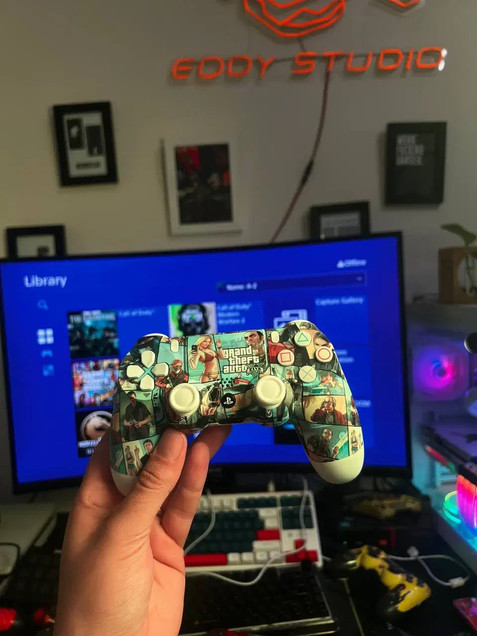 دسته ps4|کنسول، بازی ویدئویی و آنلاین|تهران, نصرت|دیوار