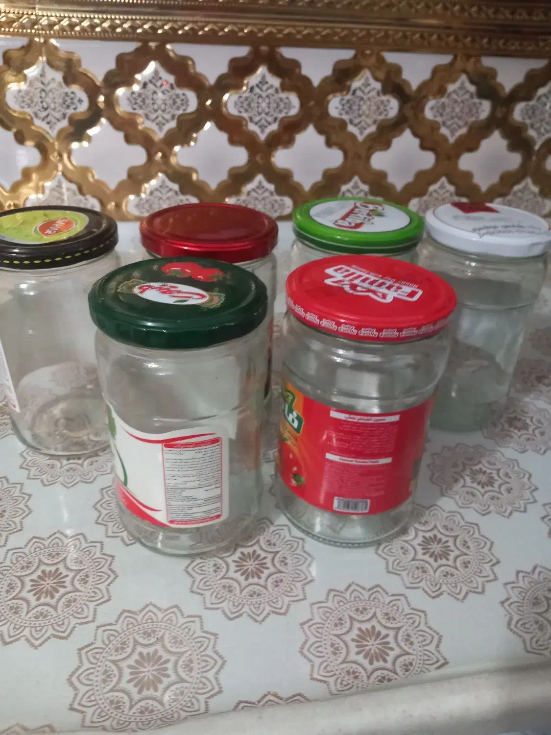 شیشه جا مربا|ظروف نگهدارنده، پلاستیکی، یک‌بارمصرف|خرم‌آباد, |دیوار