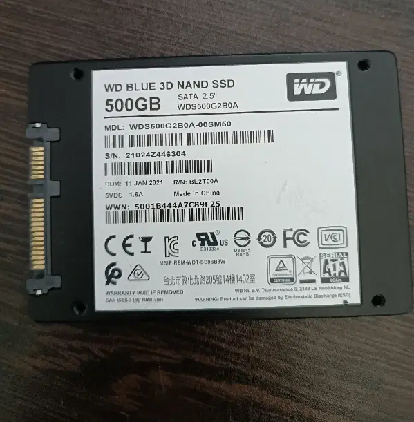 SSD WD  500|قطعات و لوازم جانبی رایانه|شیراز, تندگویان|دیوار