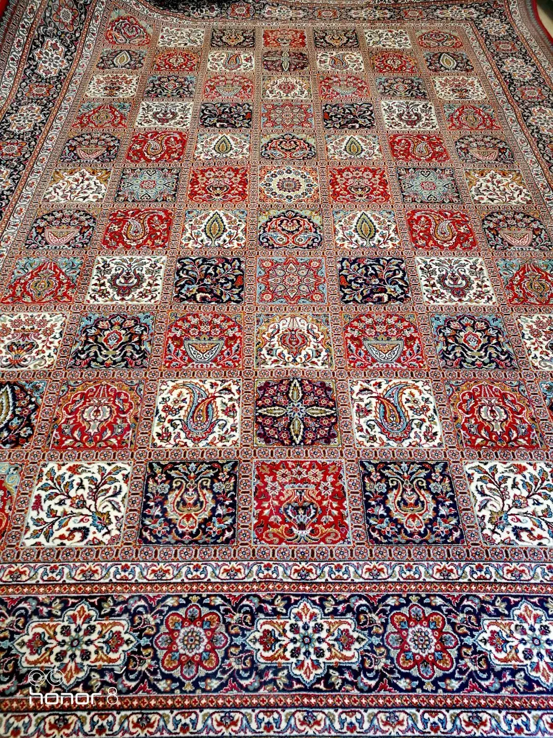 قالی ماشینی خشتی کارکرده برند سلیمان/مشهد|فرش|اصفهان, دشتستان|دیوار