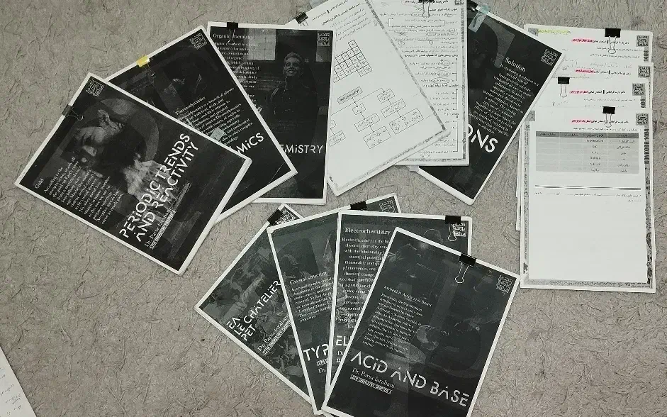 جزوه استاد فراهانی|کتاب و مجله آموزشی|شیراز, تاچارا|دیوار