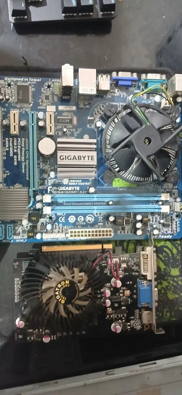 مادربرد ddr3 با cpu و گرافیک|قطعات و لوازم جانبی رایانه|برازجان, |دیوار