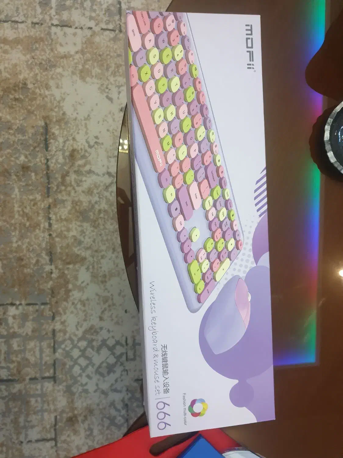 کیبورد و ماوس وایرلس مافی مدل ۶۶۶|قطعات و لوازم جانبی رایانه|تهران, سبلان (لشگر)|دیوار