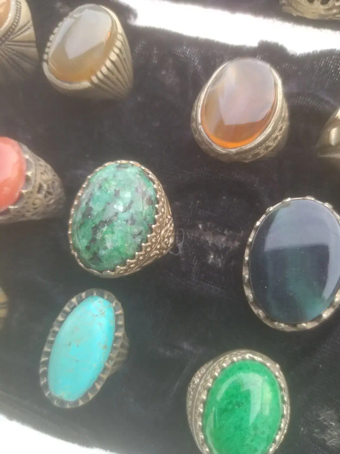 انگشتر بابا قوری،،و فیروزه یمن|جواهرات|برازجان, |دیوار