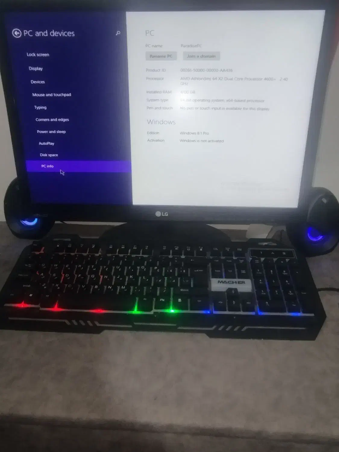 کامپیوتر با مانیتور فول پورت LG|رایانه رومیزی|پاکدشت, پاکدشت (مامازند)|دیوار