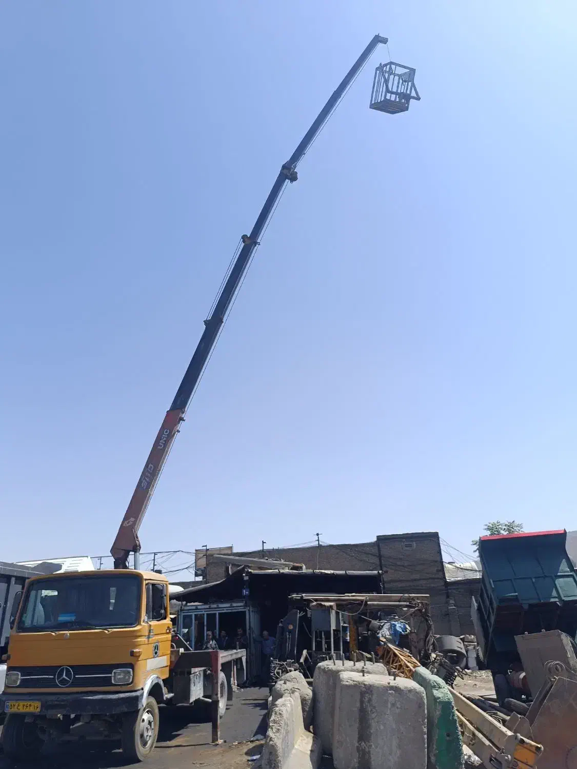 جرثقیل خاور 3تن دکل بلند|خدمات حمل و نقل|قم, سید معصوم|دیوار