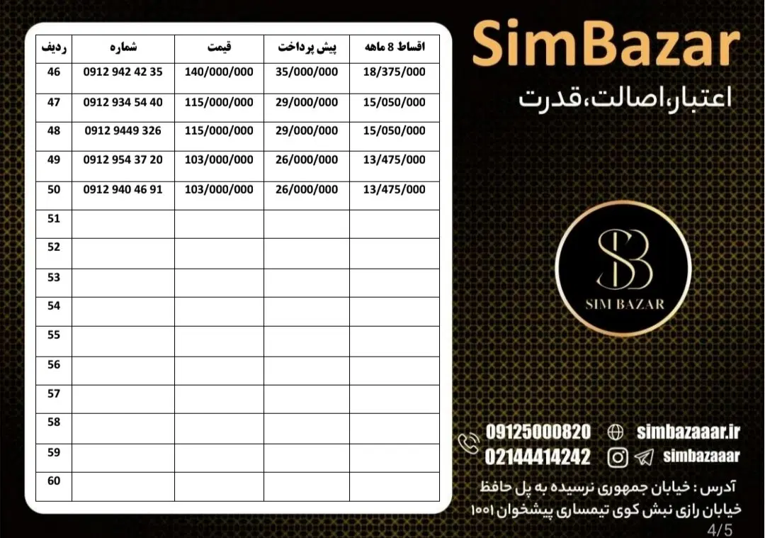 0912-797.0650|سیم‌کارت|شیراز, قدوسی غربی|دیوار