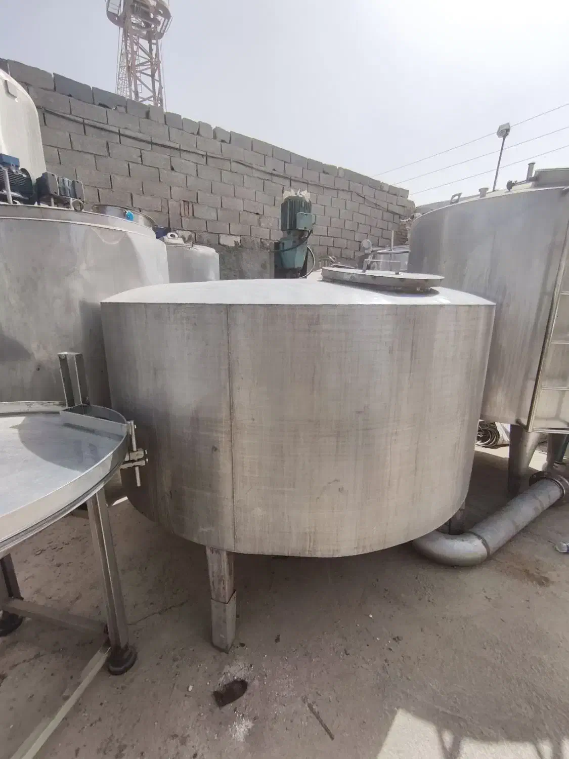 میکسر مخزن استیل 5 تن 2 تن 316 تمیز در حد|ماشین‌آلات صنعتی|قدس, شهر‌قدس|دیوار