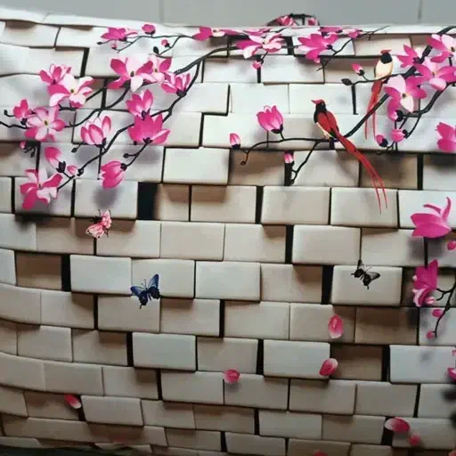 روبالشی ۳ بعدی به صورت جفت، حداقل خرید ۵ جفت|رختخواب، بالش، پتو|ساری, |دیوار