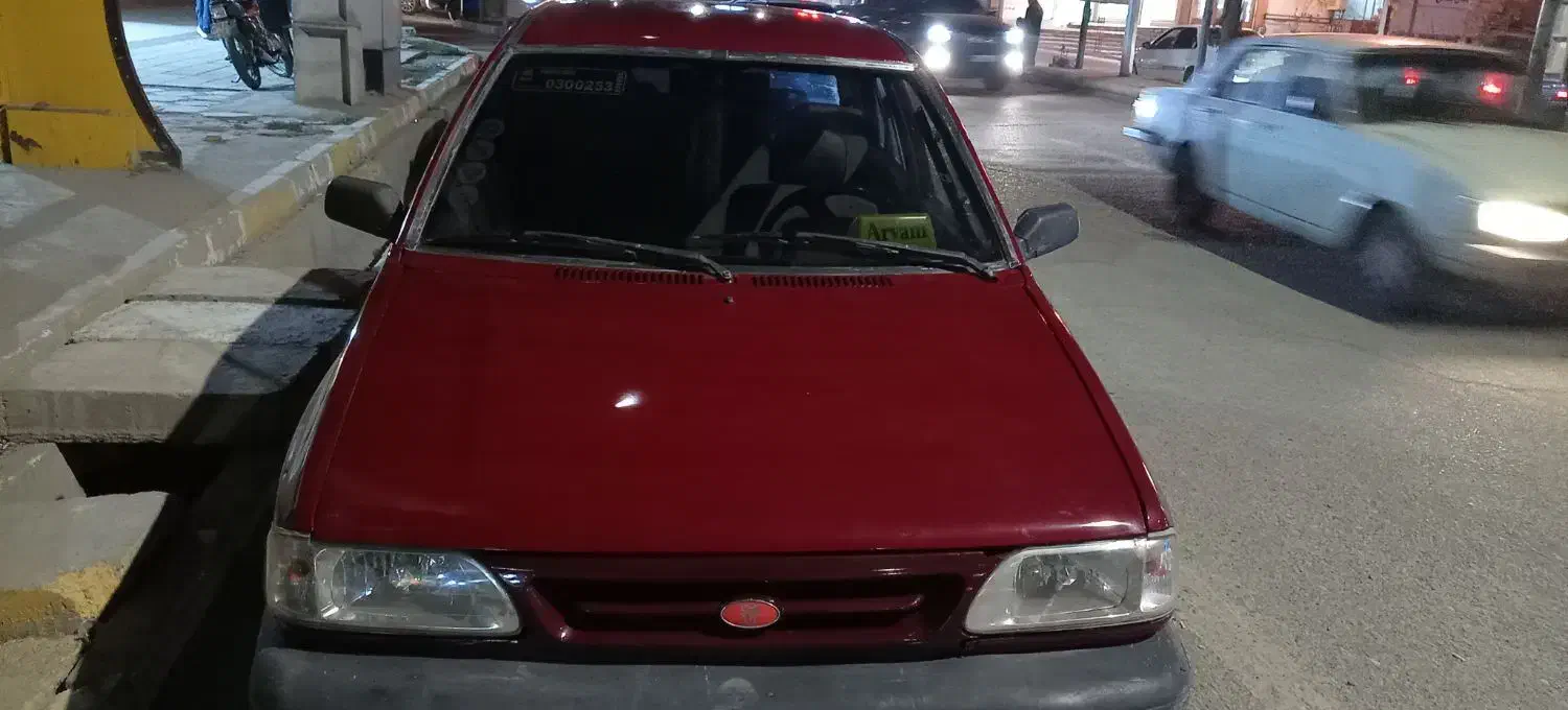 پراید  قرمز صدفی|خودرو سواری و وانت|مریوان, |دیوار