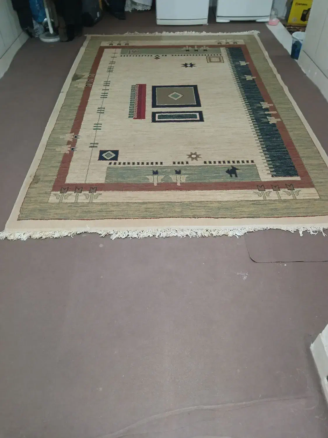 قالی شش متری|فرش|مسجد سلیمان, |دیوار