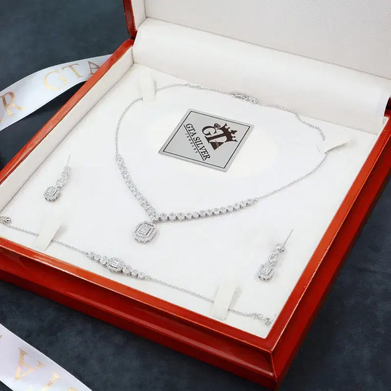 نیم ست نقره جی تی ای مدل جی نایس قیمت مناسب|جواهرات|شیراز, گلستان|دیوار