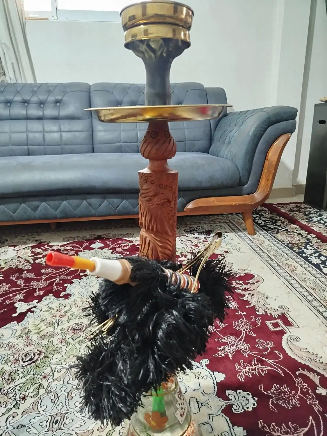 قلیان چوب سرخ درجه یک|زیورآلات و اکسسوری|ساری, |دیوار