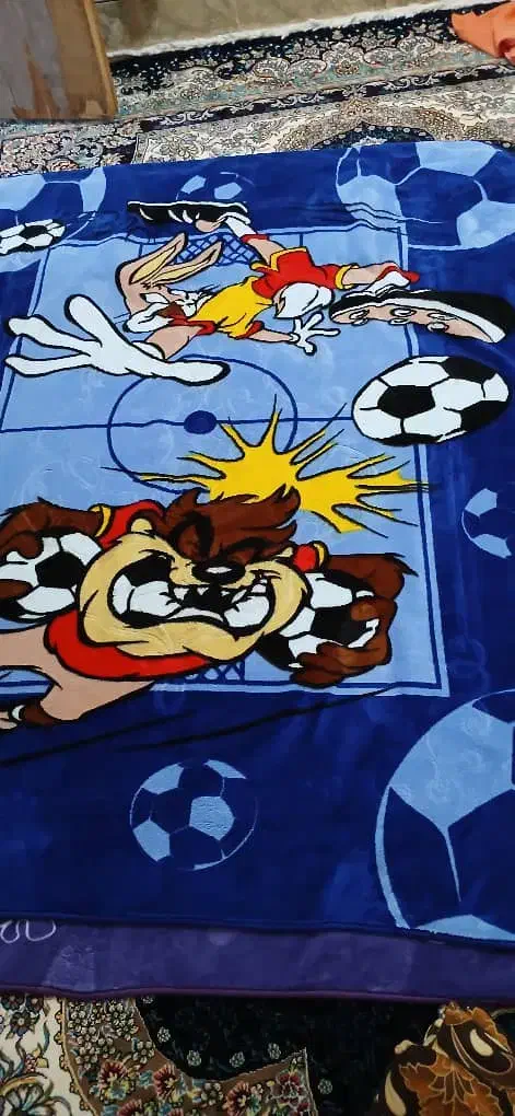 پتوی نرمینه در حد نو فقط مهمان استفاده کرده|رختخواب، بالش، پتو|دزفول, |دیوار